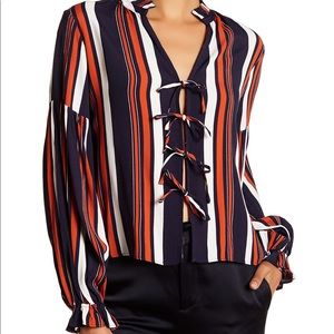 TULAROSA NALA 70’s STRIPED TIE TOP MEDIUM WORN 1x